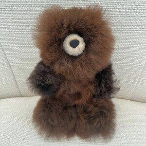Adorable New Alpaca Fur Pocket Teddy Bear 6" Plush Stuffed Animal, Super Soft
